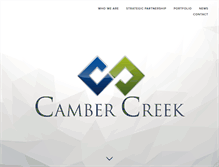 Tablet Screenshot of cambercreek.com